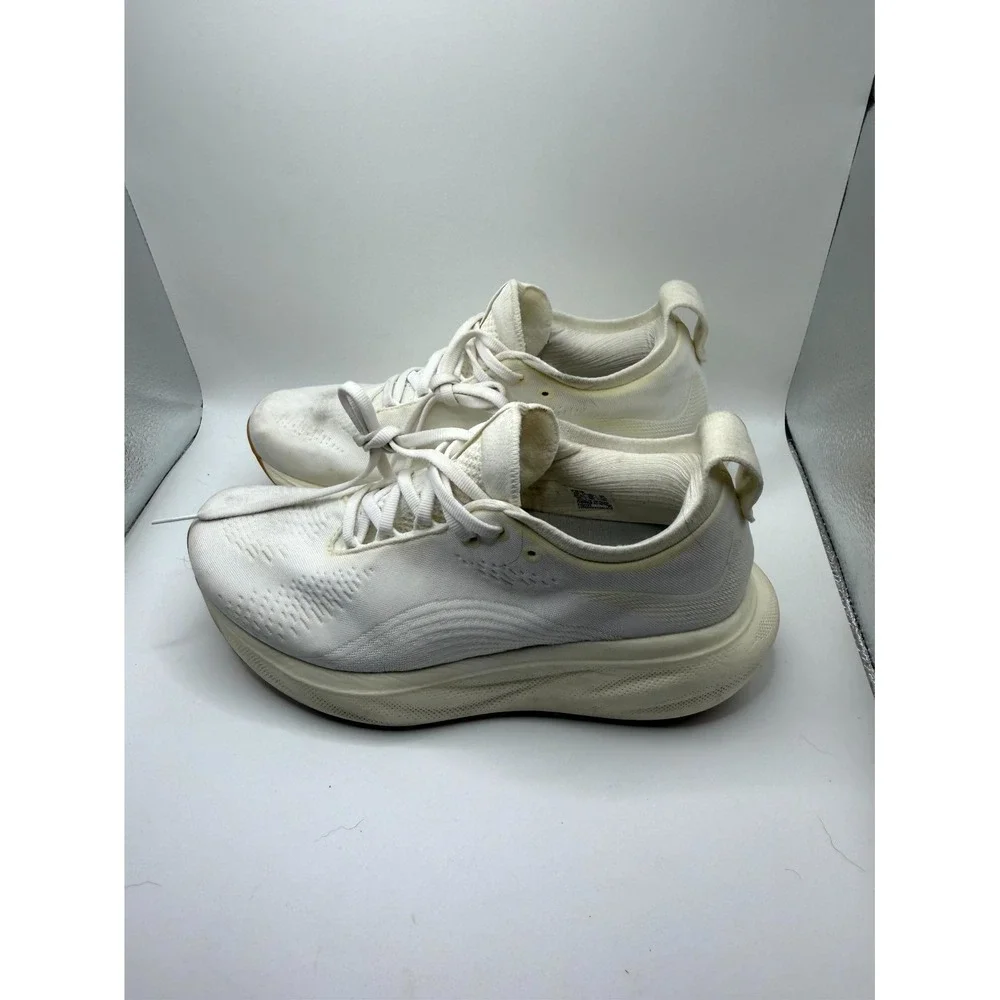 ASICS GEL-Nimbus 25 1012B356 Womens 7.5 Sneaker White Gum Knit Running Shoes
